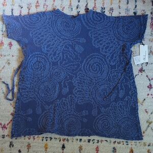 Issey Miyake Textured Blue Garment